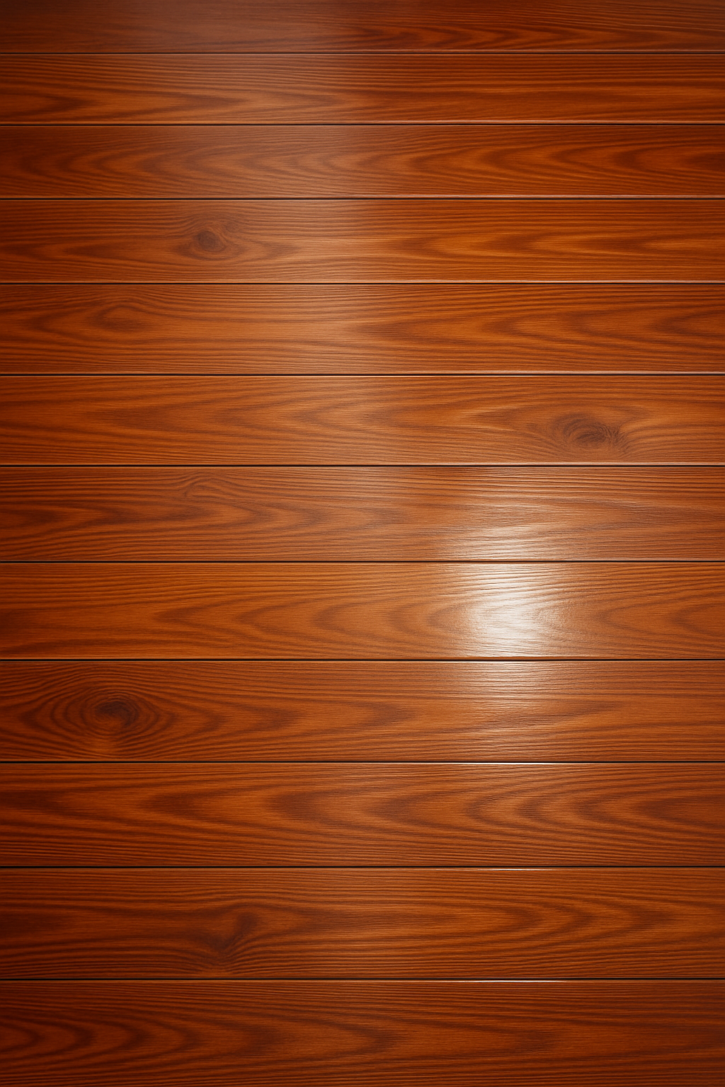 Wood floor after a complete revamp